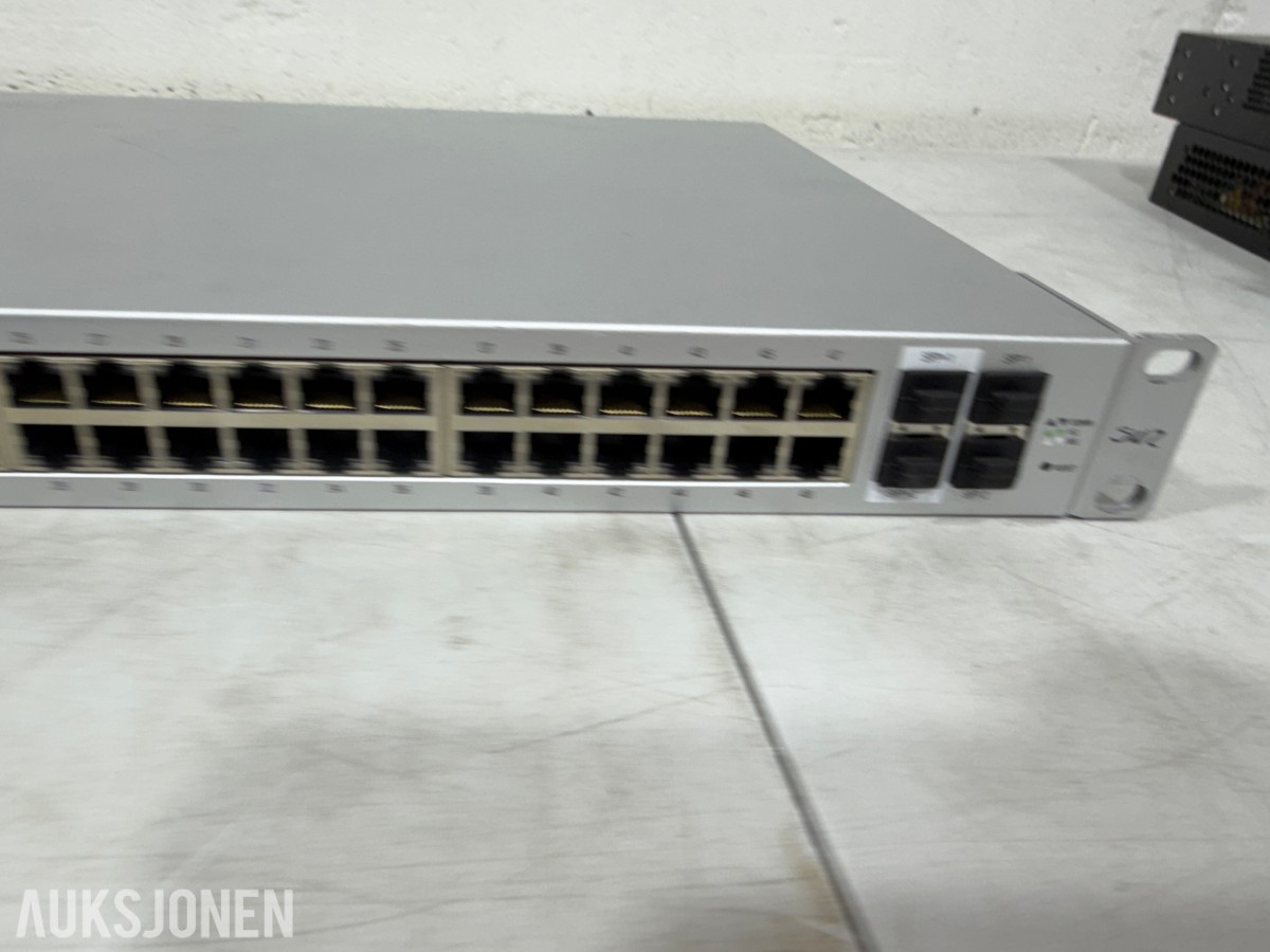 Ubiquiti, Ruckus og Aruba/HPE nettverksswitcher