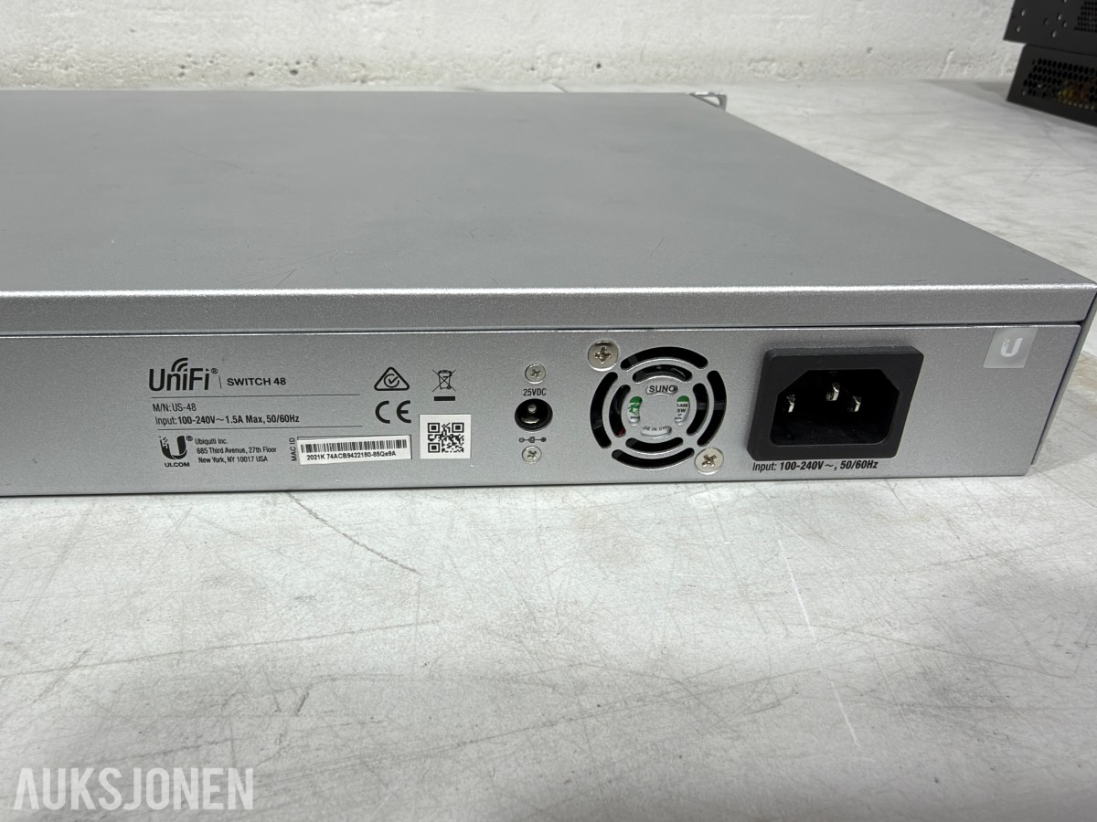 Ubiquiti, Ruckus og Aruba/HPE nettverksswitcher