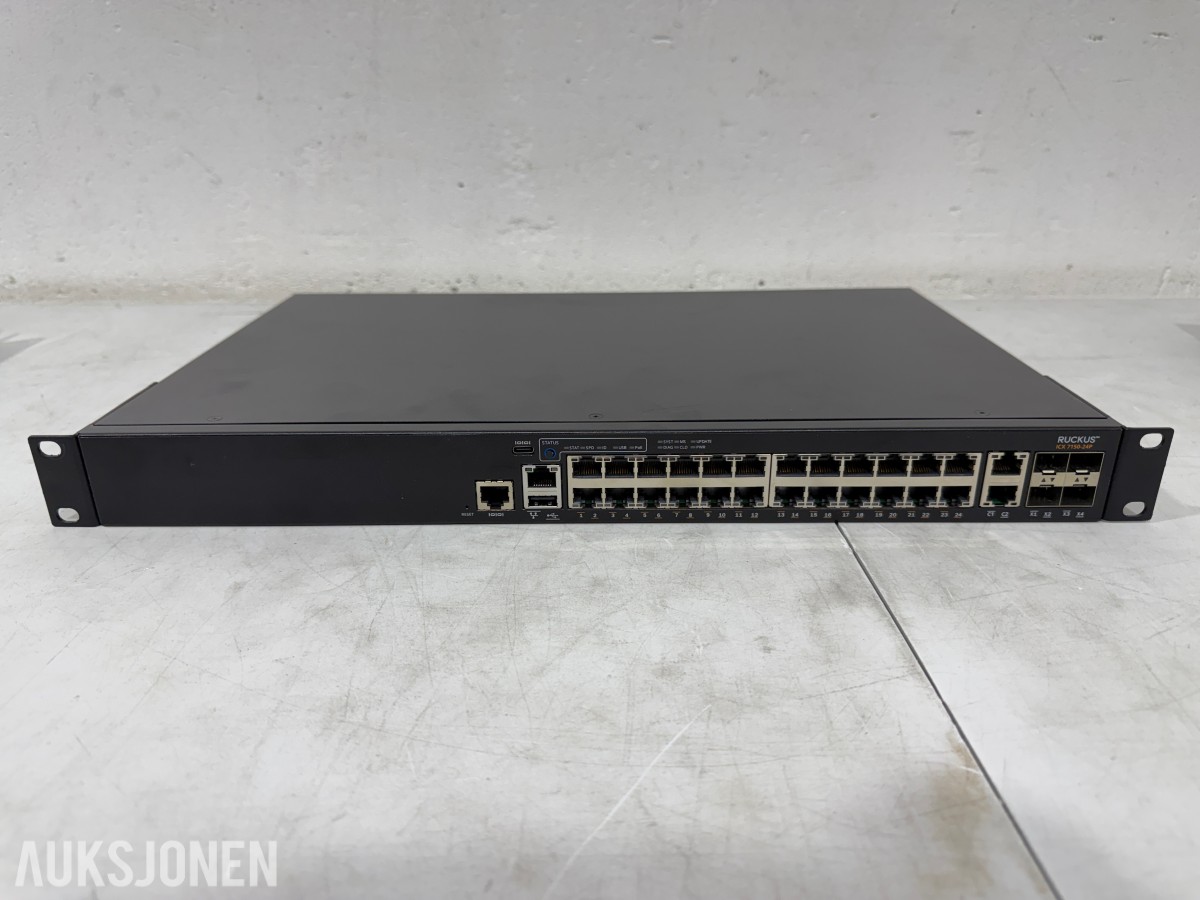 Ubiquiti, Ruckus og Aruba/HPE nettverksswitcher