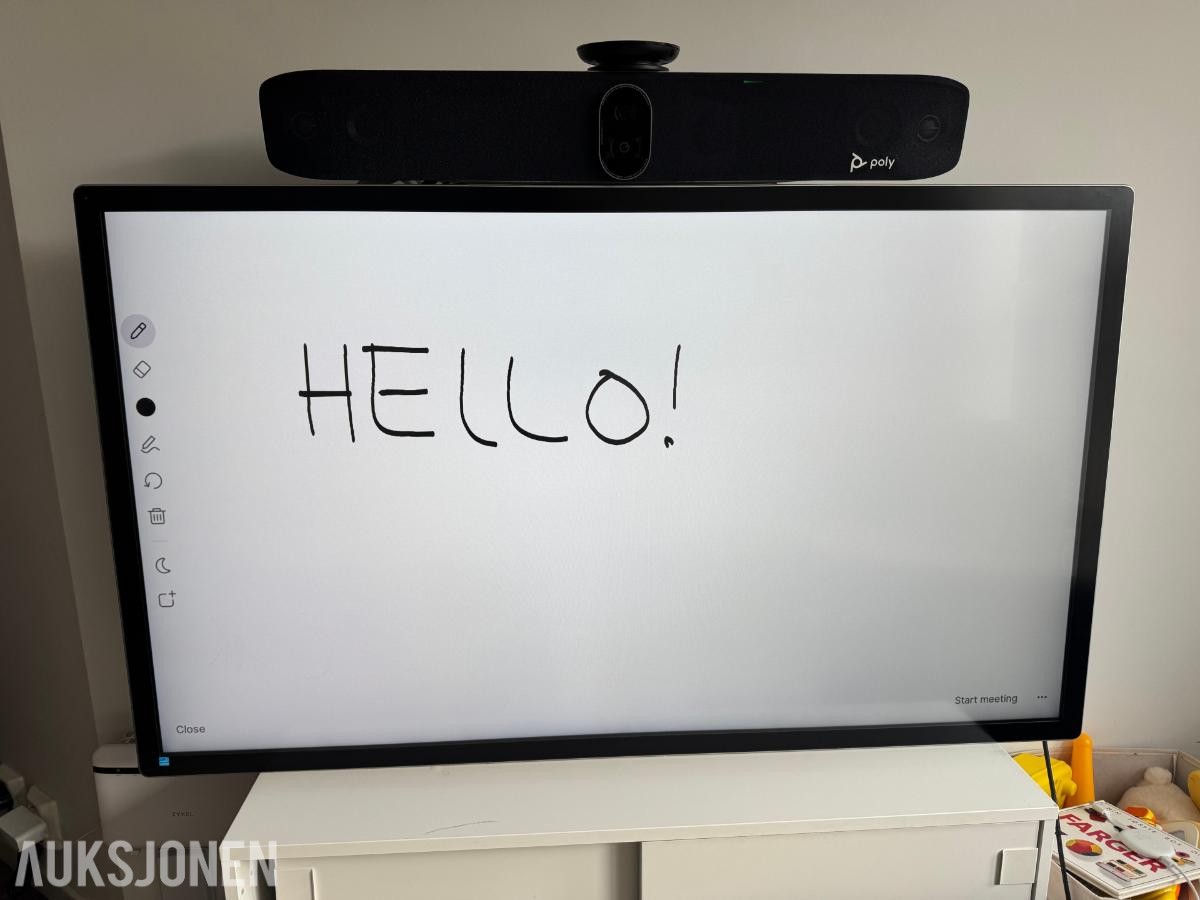 Komplett møteromspakke – Elo 55'' 4K Touchskjerm + Poly Studio X72