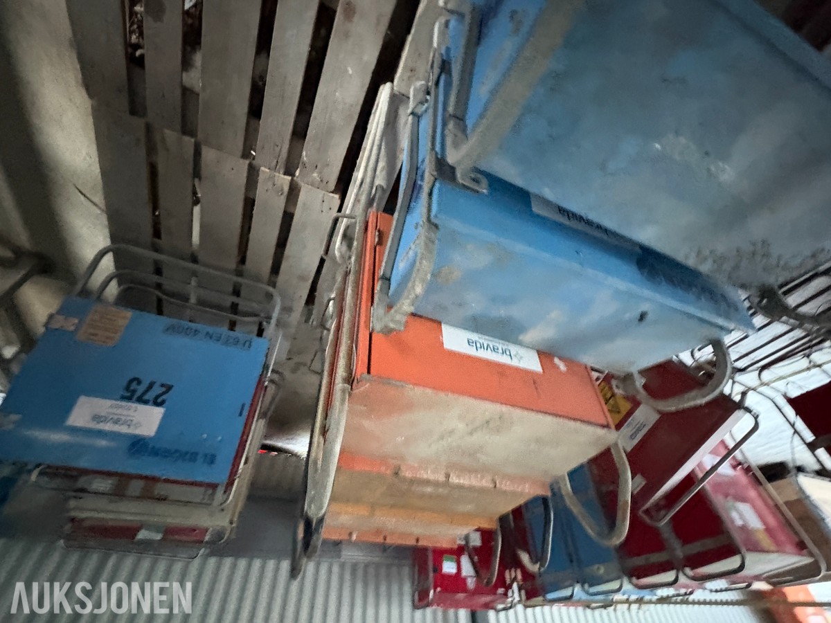 Ca. 80 byggestrømskap – 230/400 volt selges samlet