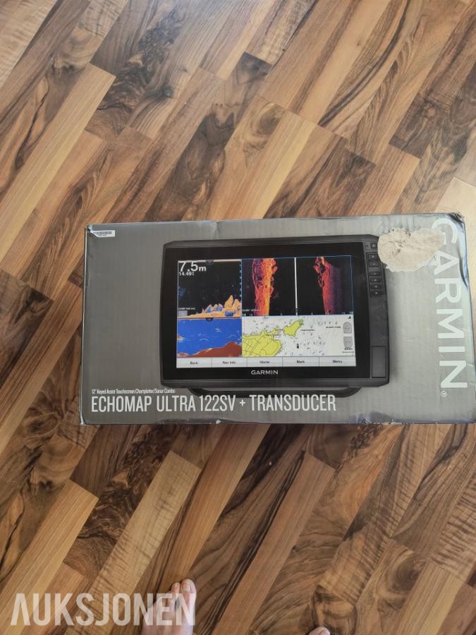 NY - Garmin Echomap Ultra 122 sv +transducer