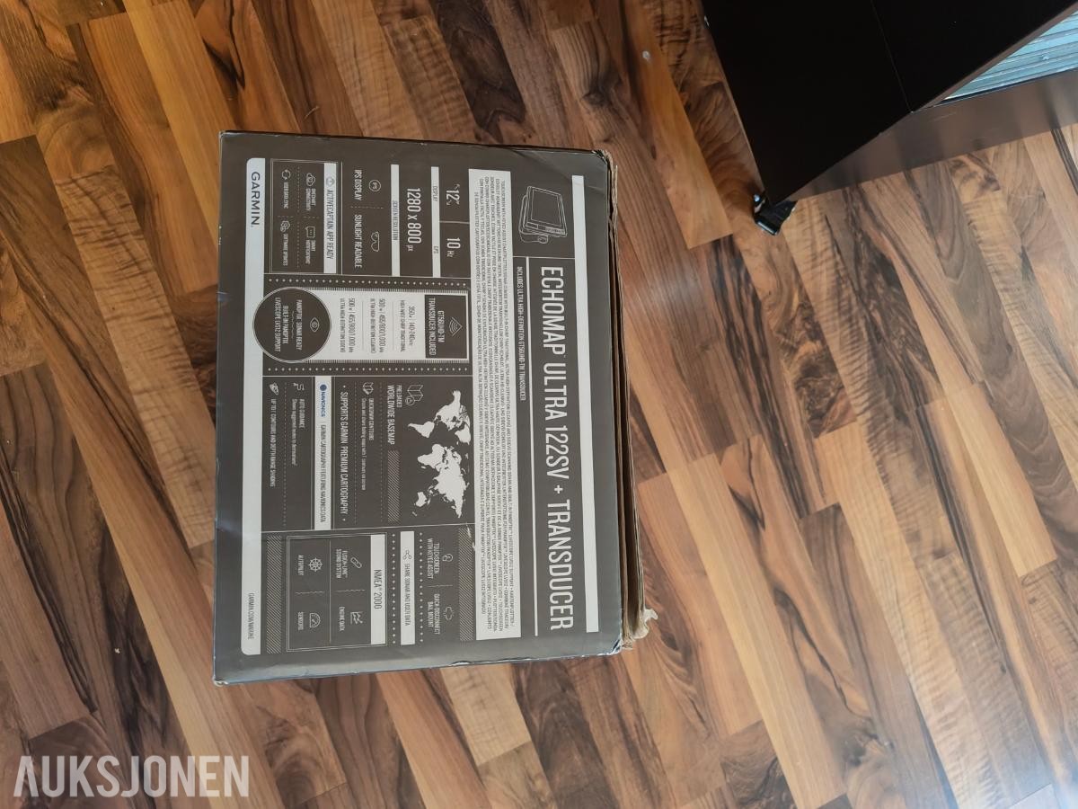 NY - Garmin Echomap Ultra 122 sv +transducer