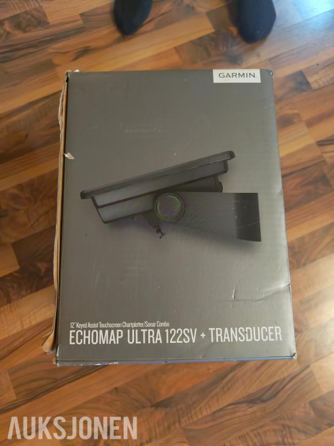 NY - Garmin Echomap Ultra 122 sv +transducer