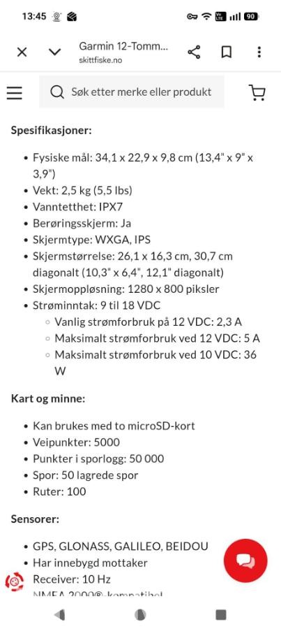NY - Garmin Echomap Ultra 122 sv +transducer