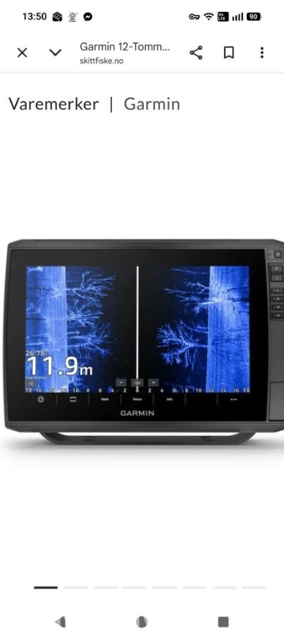 NY - Garmin Echomap Ultra 122 sv +transducer