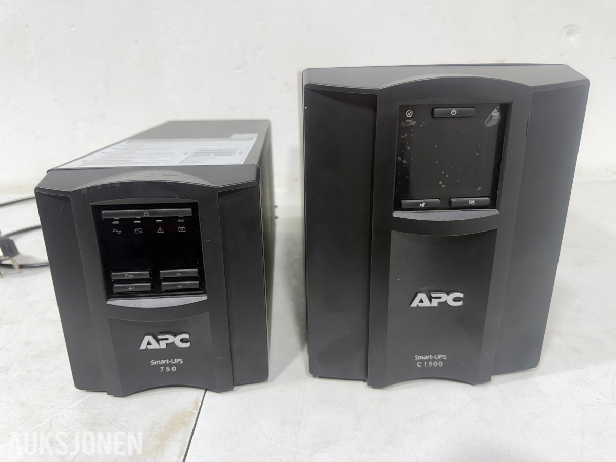 APC Smart-UPS SMT750I og SMC1500I