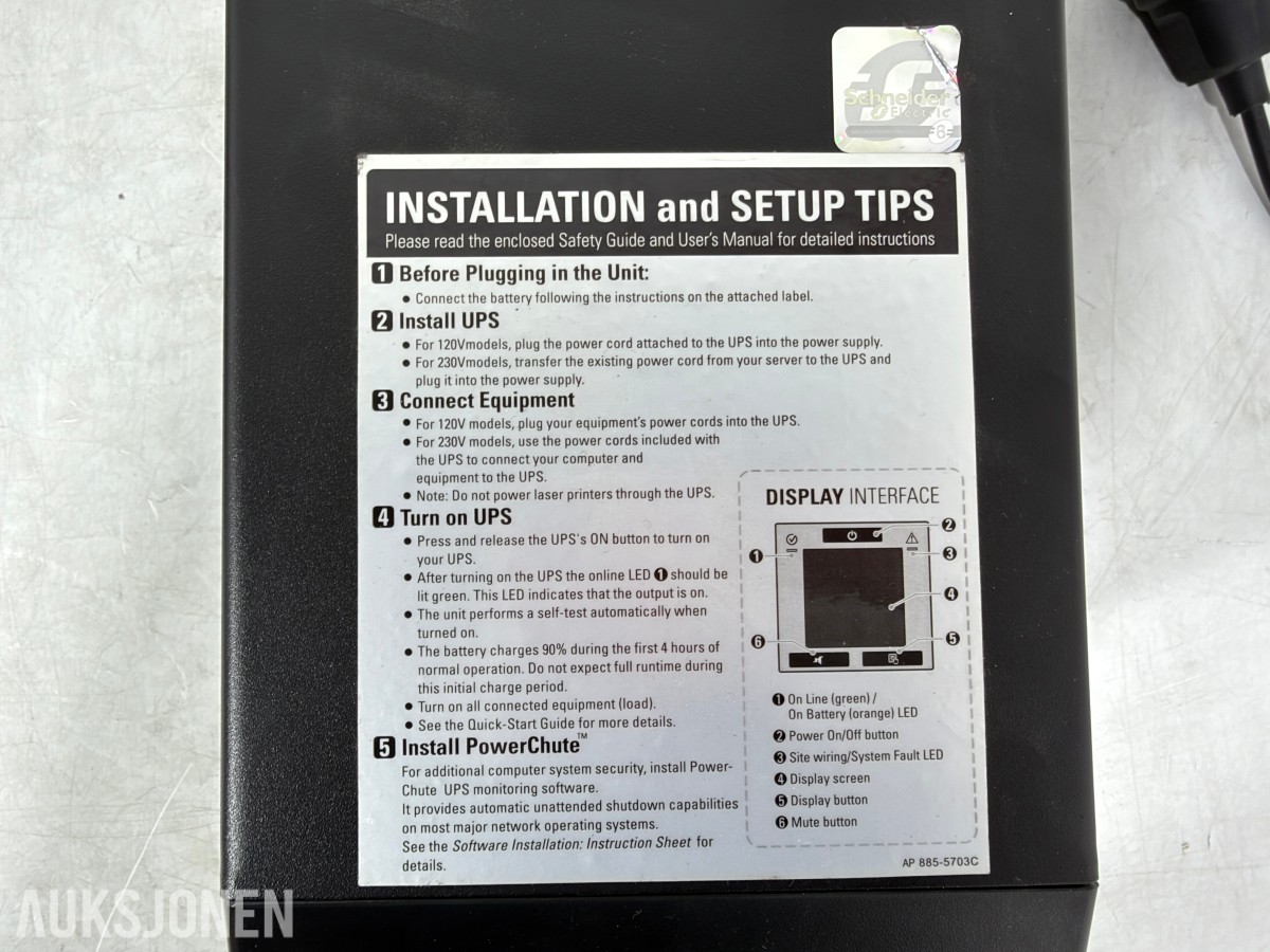 APC Smart-UPS SMT750I og SMC1500I