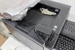 Parti med Brother HL-5450DN, DYMO LabelWriter og datautstyr