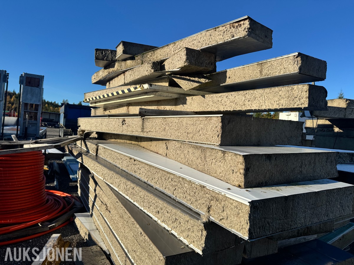 Parti sandwichplater i ulike dimensjoner - flere paller