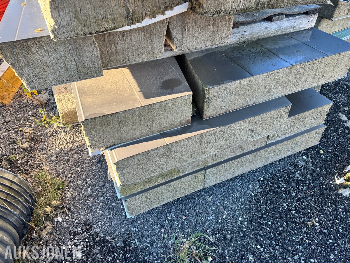 Parti sandwichplater i ulike dimensjoner - flere paller