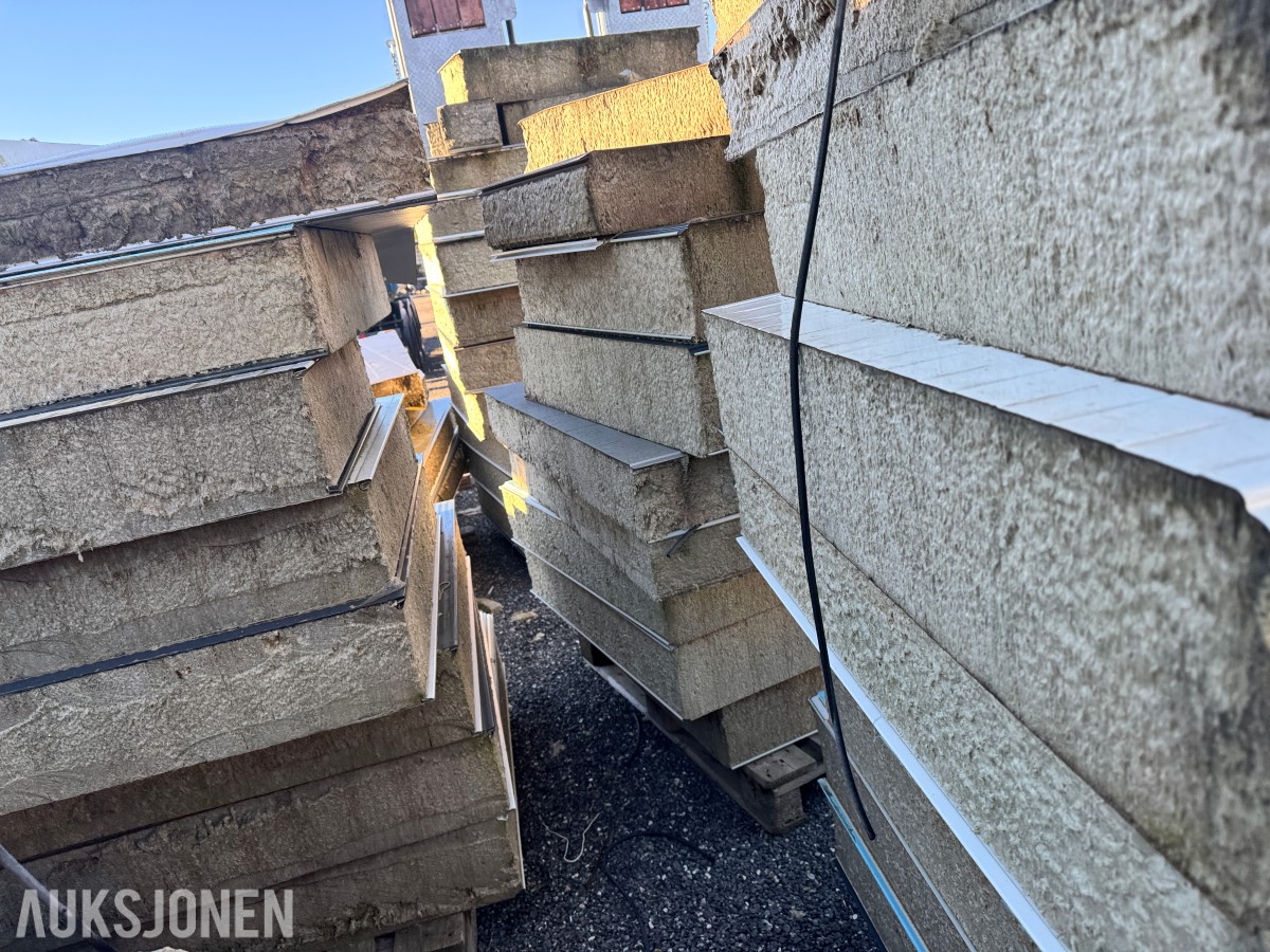 Parti sandwichplater i ulike dimensjoner - flere paller