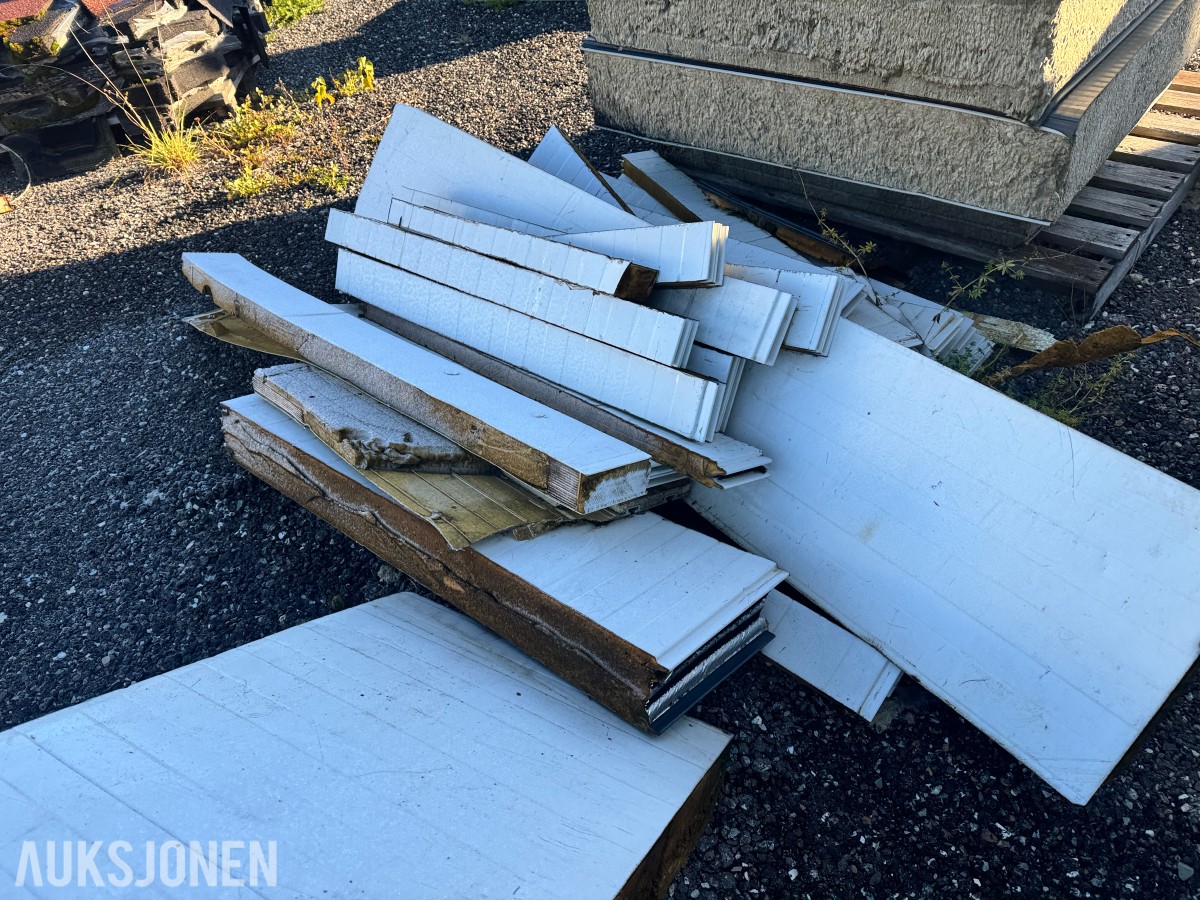 Parti sandwichplater i ulike dimensjoner - flere paller