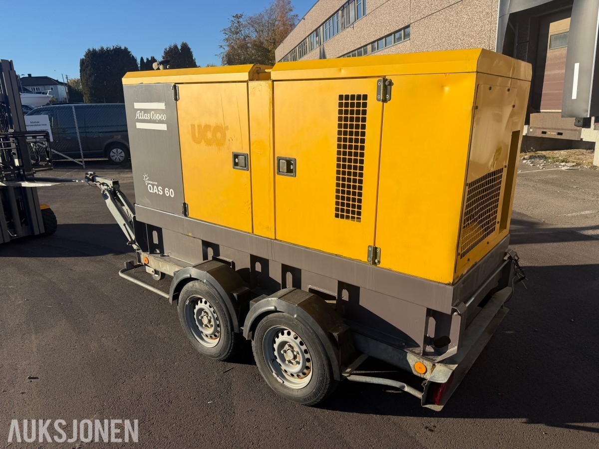 2011 Atlas Copco QAS 60 strømaggregat - 230V / 400V