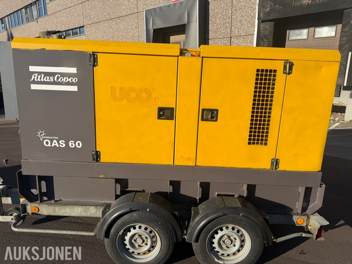 2011 Atlas Copco QAS 60 strømaggregat - 230V / 400V