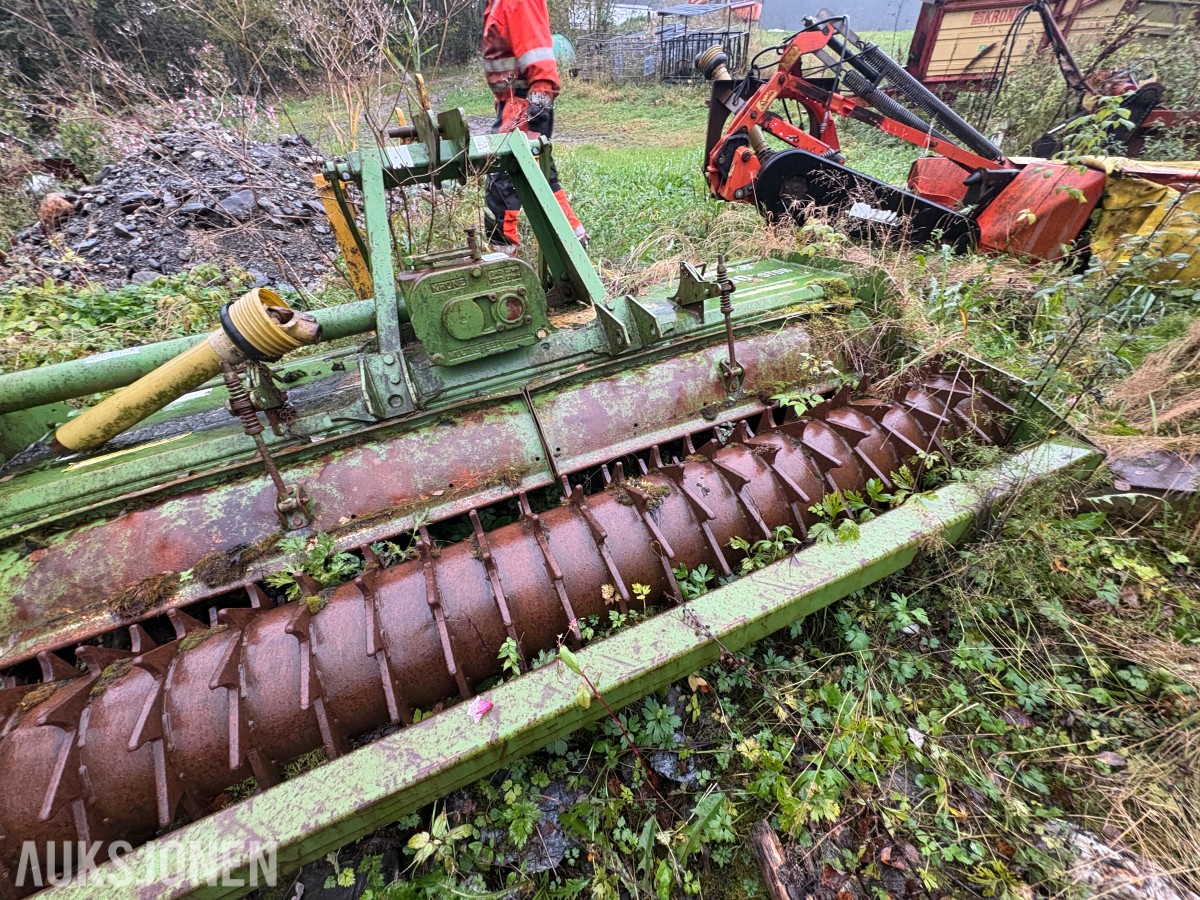 Krone TRS 86-250 rotorharv, ca. 2,5 m arbeidsbredde, PTO-aksel