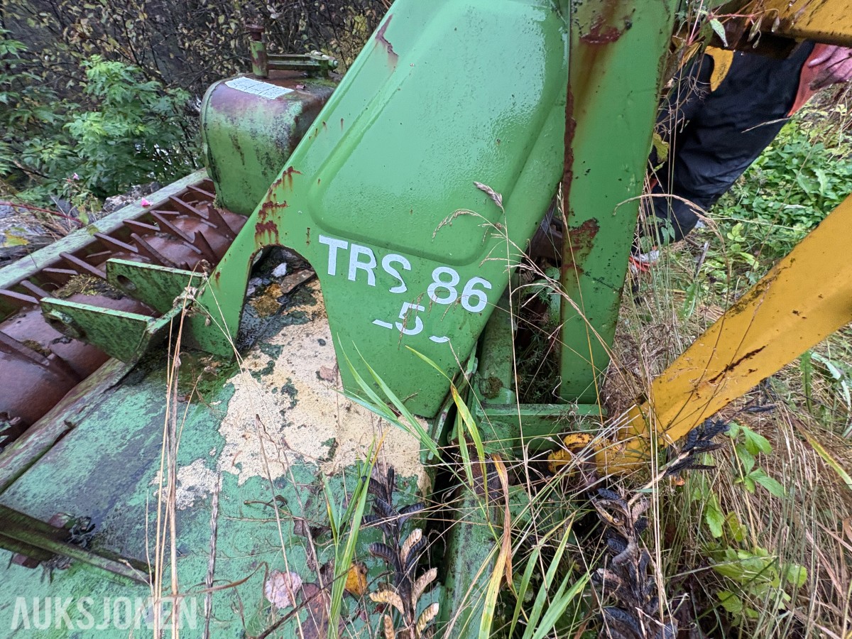Krone TRS 86-250 rotorharv, ca. 2,5 m arbeidsbredde, PTO-aksel