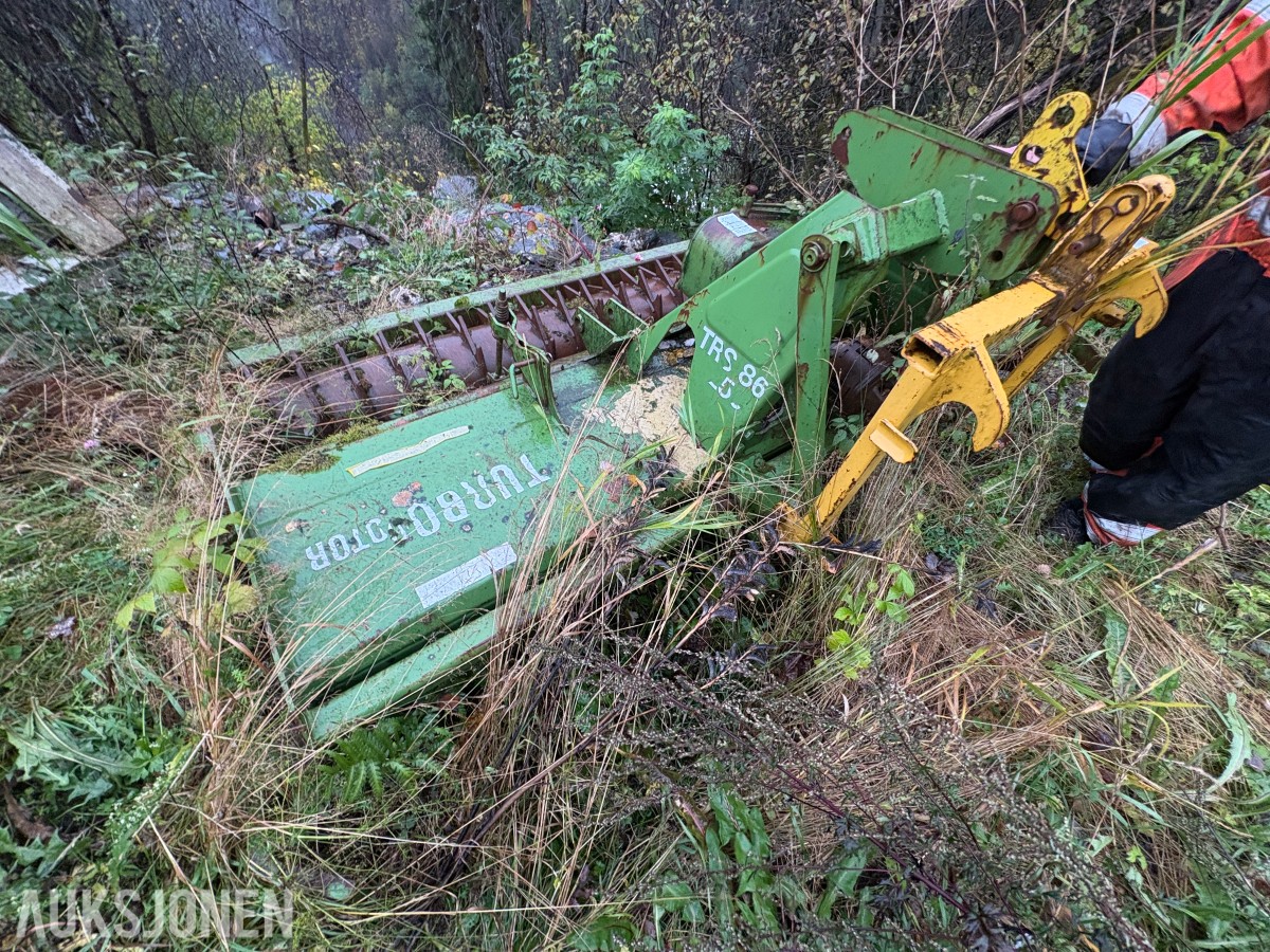 Krone TRS 86-250 rotorharv, ca. 2,5 m arbeidsbredde, PTO-aksel