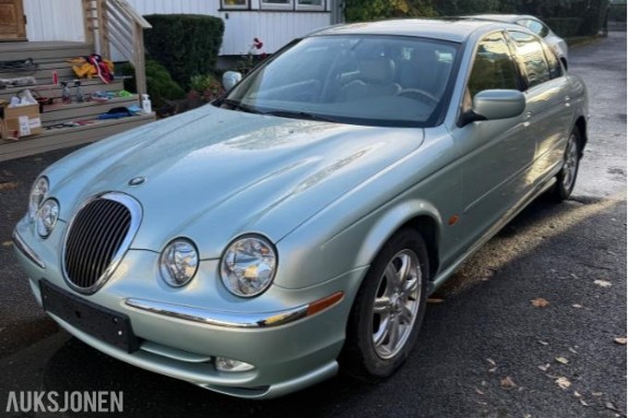 2000 Jaguar S-Type 4.0, 59000km, Automat, Cruisekontroll, Ryggekamera, Skinnseter, Soltak/glasstak, EU OK til 10.2028