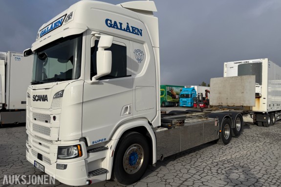 2019 Scania R 500 CONTAINERBIL - EURO 6 - bussbygg containerramme og påbygg