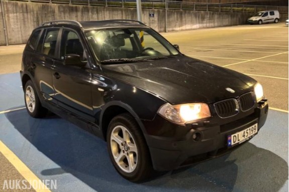 2006 BMW X3 2.0I 150HK CRUISEKONTROLL, SKINNSETER S+V DEKK EU OK TIL 08.2028