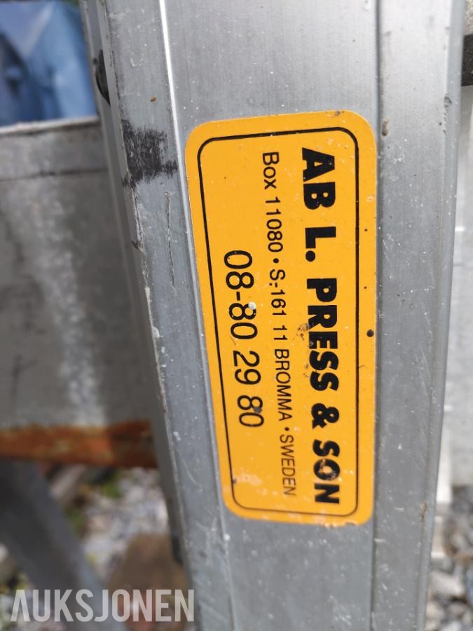 Press & Son Båtopplag / krybbe 9.5 tonne