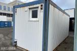 Sanitærcontainer med WC, dusj og garderobe
