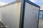 Sanitærcontainer med WC, dusj og garderobe