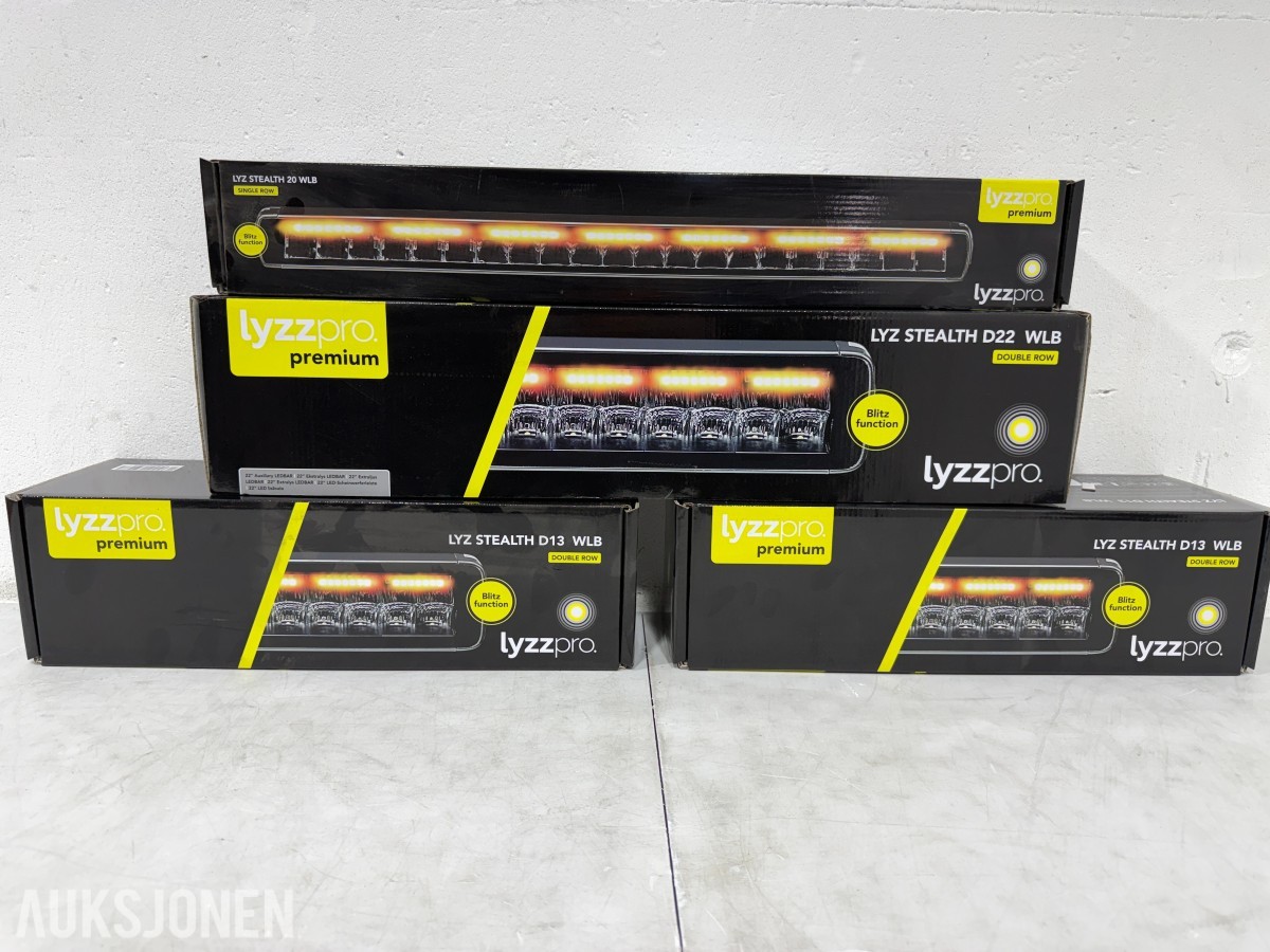 Lyzzpro Premium Stealth WLB LED-ekstralys