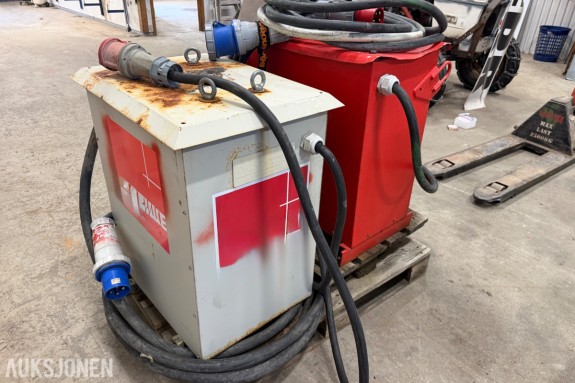 2 stk. 3-fase transformatorer – 1stk Noratel 63 kVA – 230/400 V og 400/230 V