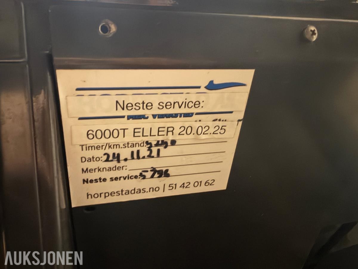 2011 Aebi MFH2500 Feiemaskin, 6057 t