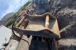 Hydraulisk tilt-/pusseskuffe - S70 Feste