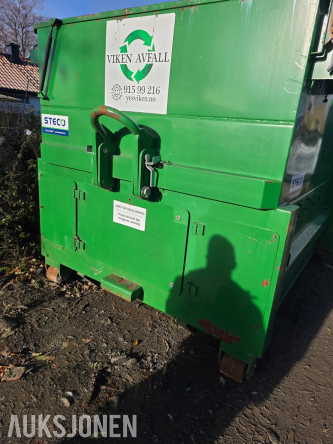 2012 Ludden + Mennekes LM20G1 krokløft-komprimator/presscontainer