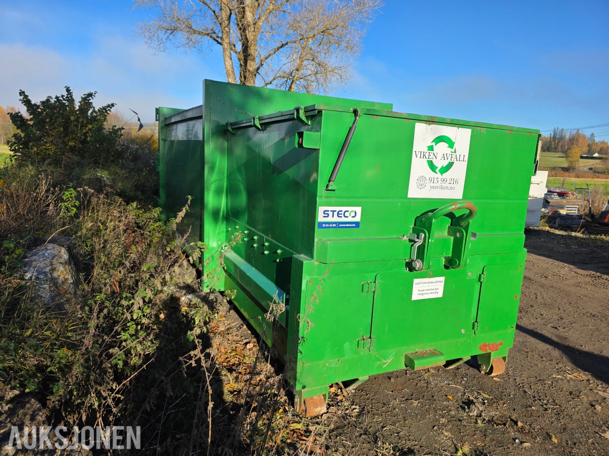 2012 Ludden + Mennekes LM20G1 krokløft-komprimator/presscontainer