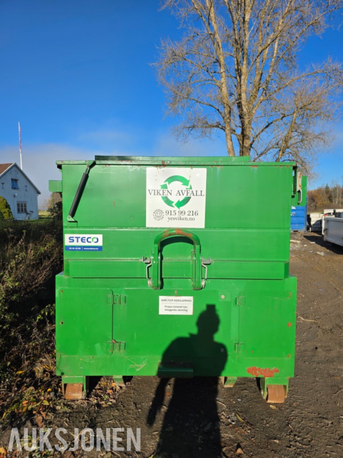 2012 Ludden + Mennekes LM20G1 krokløft-komprimator/presscontainer