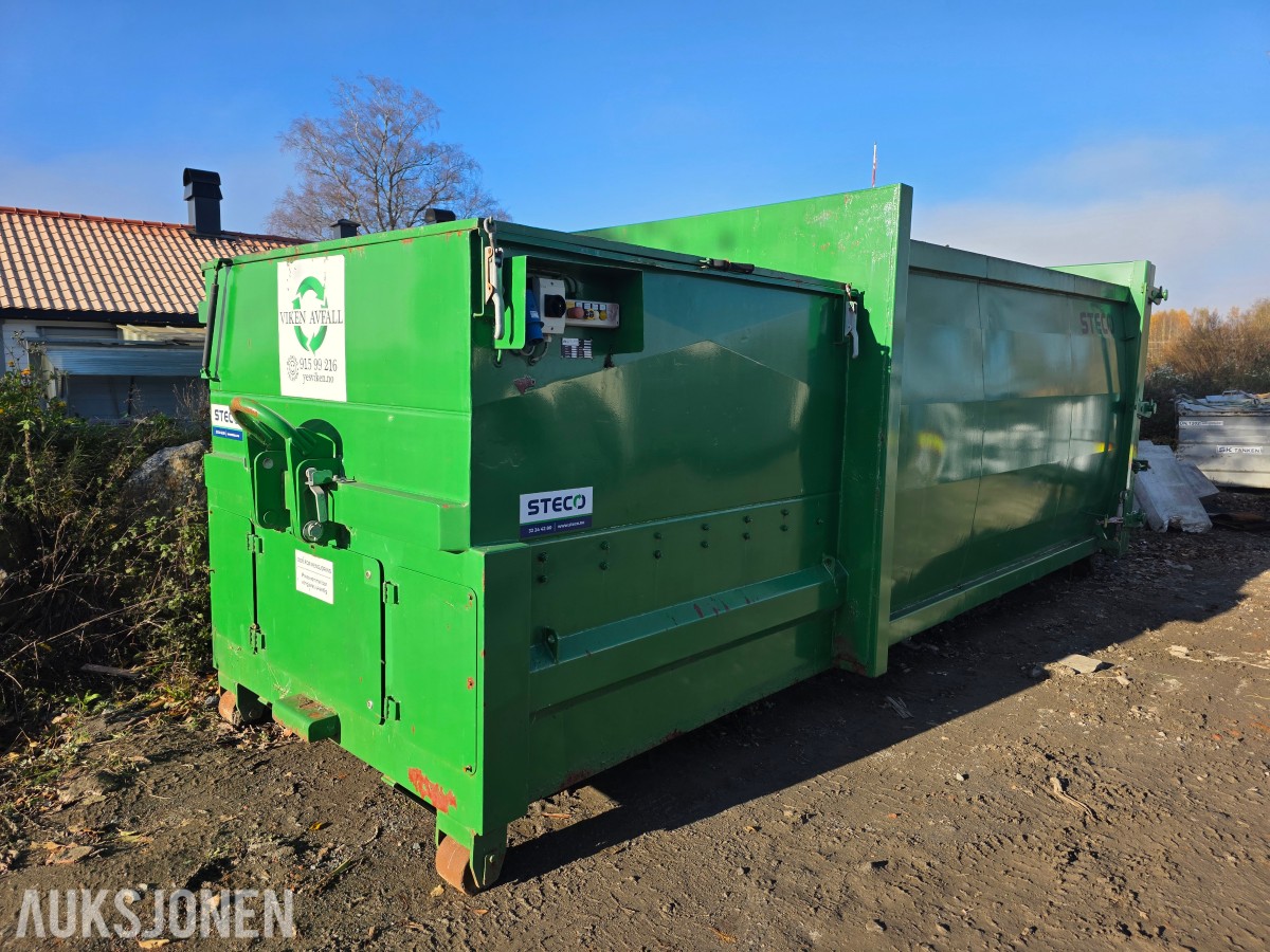 2012 Ludden + Mennekes LM20G1 krokløft-komprimator/presscontainer