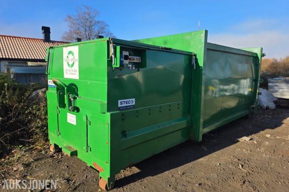 2012 Ludden + Mennekes LM20G1 krokløft-komprimator/presscontainer