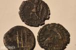 Romerske mynter 3 stk Ca 1700 år gamle