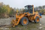 1986 Komatsu WA 200 Hjullaster m/Pallegaffel og 2 skuffer