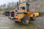 1986 Komatsu WA 200 Hjullaster m/Pallegaffel og 2 skuffer
