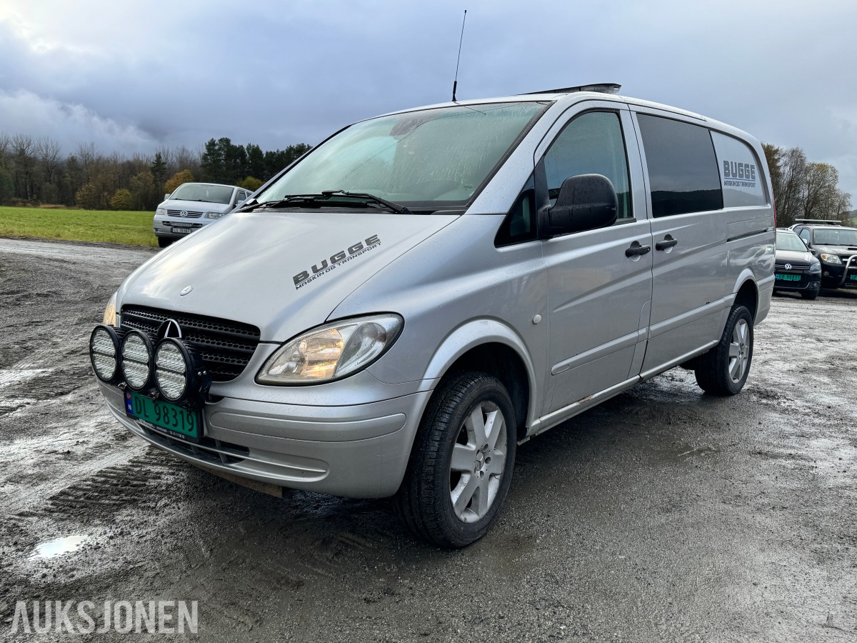 2008 Mercedes-Benz VITO 2.1 D 150HK 4MATIC AUT HENGERFESTE CRUISE SKYVEDØRER