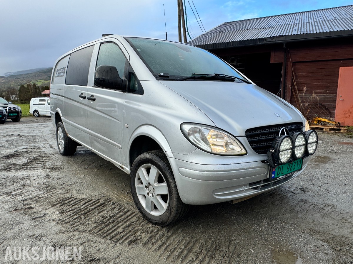 2008 Mercedes-Benz VITO 2.1 D 150HK 4MATIC AUT HENGERFESTE CRUISE SKYVEDØRER