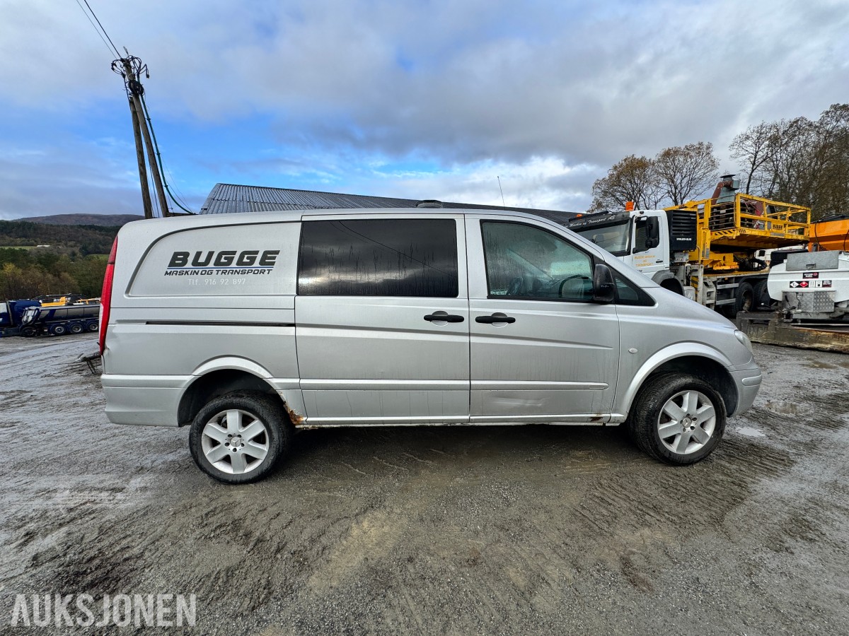 2008 Mercedes-Benz VITO 2.1 D 150HK 4MATIC AUT HENGERFESTE CRUISE SKYVEDØRER