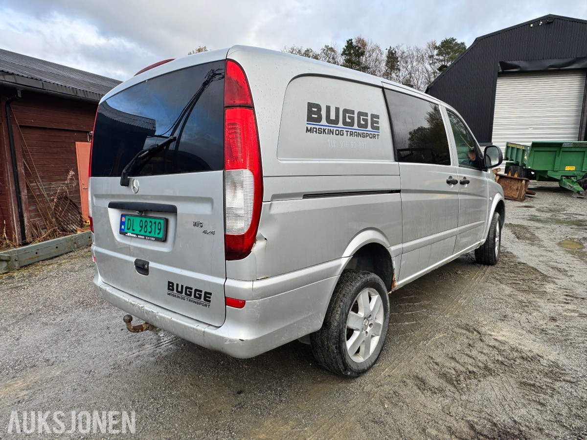 2008 Mercedes-Benz VITO 2.1 D 150HK 4MATIC AUT HENGERFESTE CRUISE SKYVEDØRER