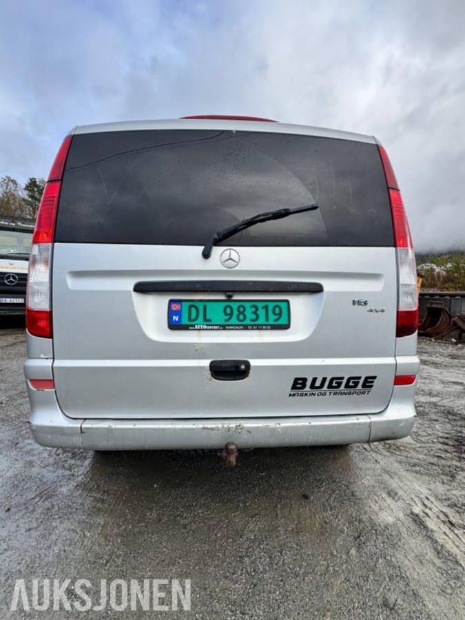 2008 Mercedes-Benz VITO 2.1 D 150HK 4MATIC AUT HENGERFESTE CRUISE SKYVEDØRER