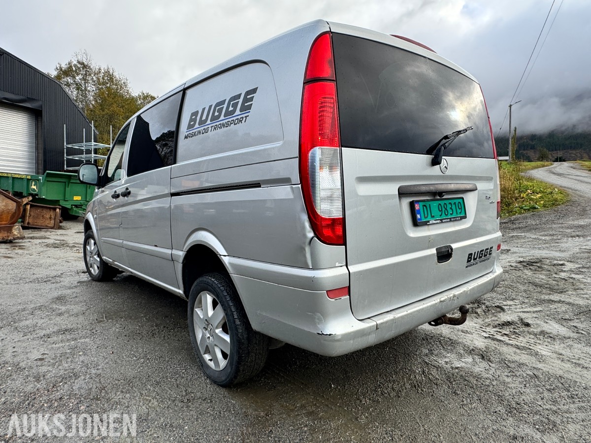 2008 Mercedes-Benz VITO 2.1 D 150HK 4MATIC AUT HENGERFESTE CRUISE SKYVEDØRER
