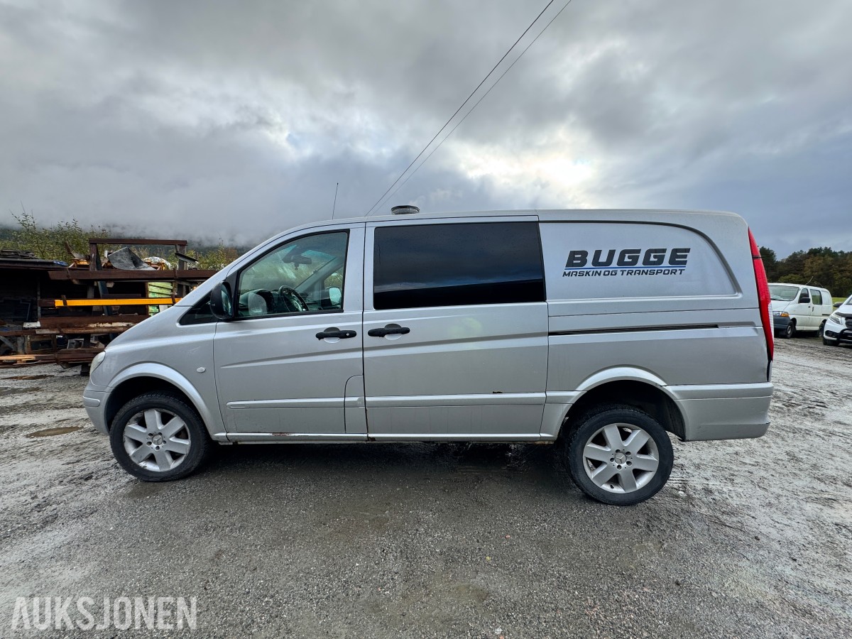 2008 Mercedes-Benz VITO 2.1 D 150HK 4MATIC AUT HENGERFESTE CRUISE SKYVEDØRER