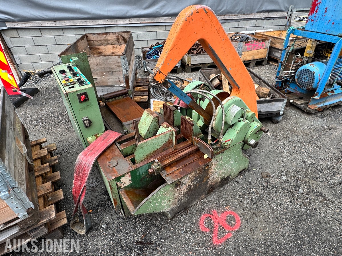 Huber & Moser KG automatisk metallsag – 380 V – automatisk mating – kjøling