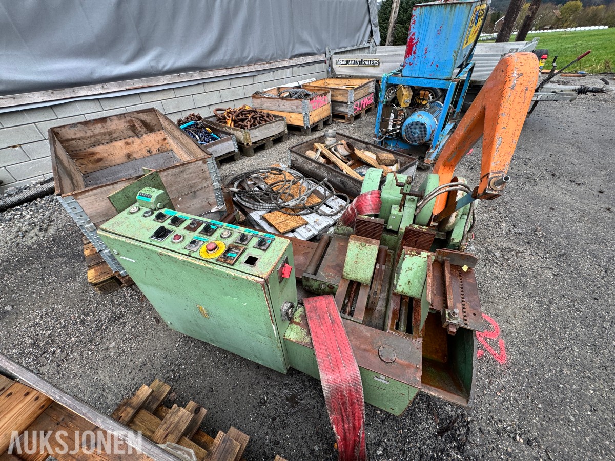 Huber & Moser KG automatisk metallsag – 380 V – automatisk mating – kjøling