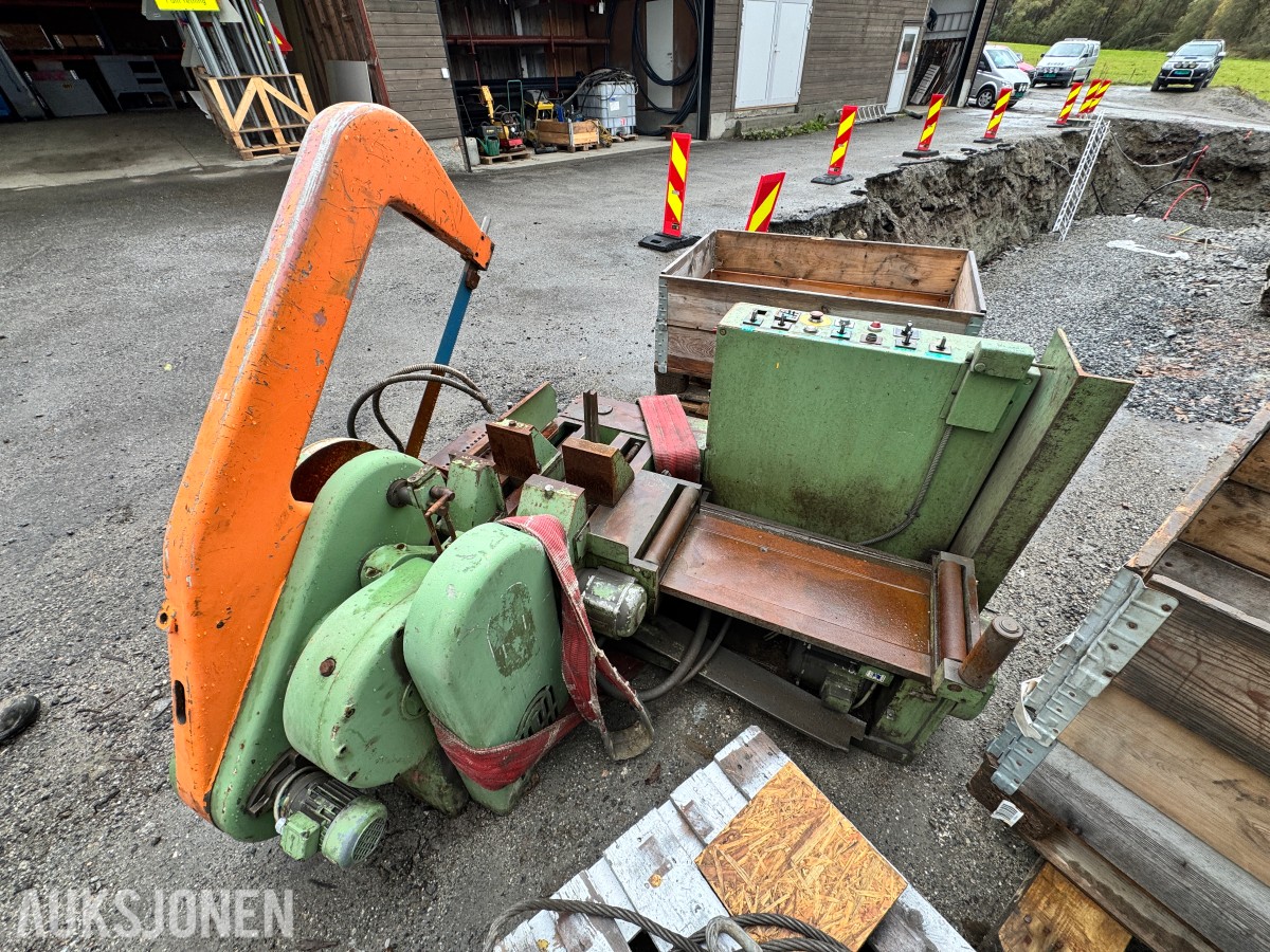Huber & Moser KG automatisk metallsag – 380 V – automatisk mating – kjøling
